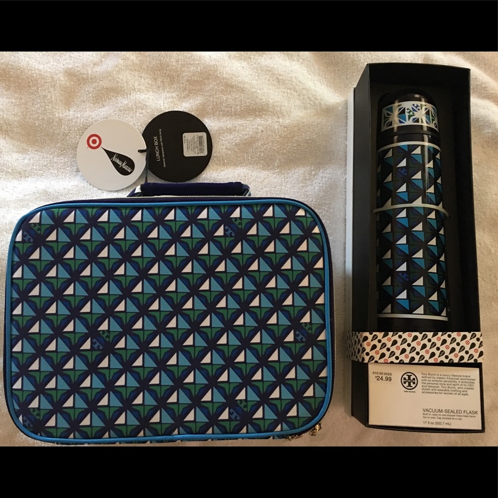 Brand New w/tags Tory Burch Lunch Tote and Thermos